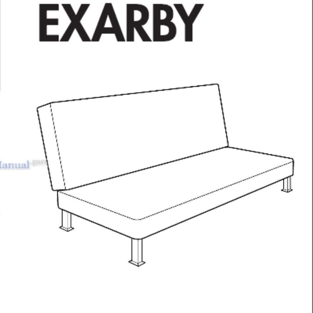 Ikea Exarby 3 Seater Sofa Bed Furniture Sofas On Carousell