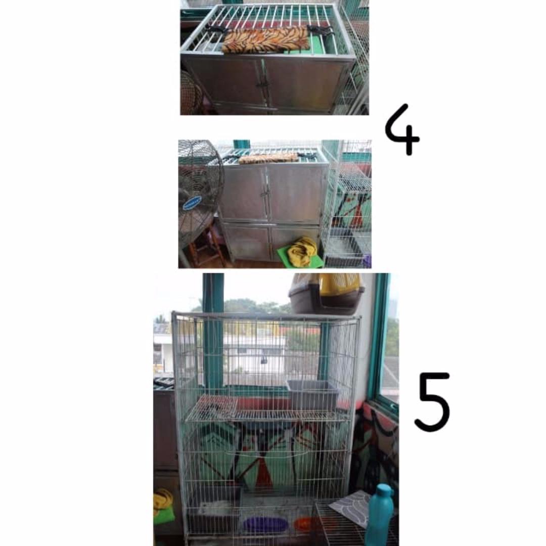 Jual kandang kucing  second murah bekasi Perlengkapan 