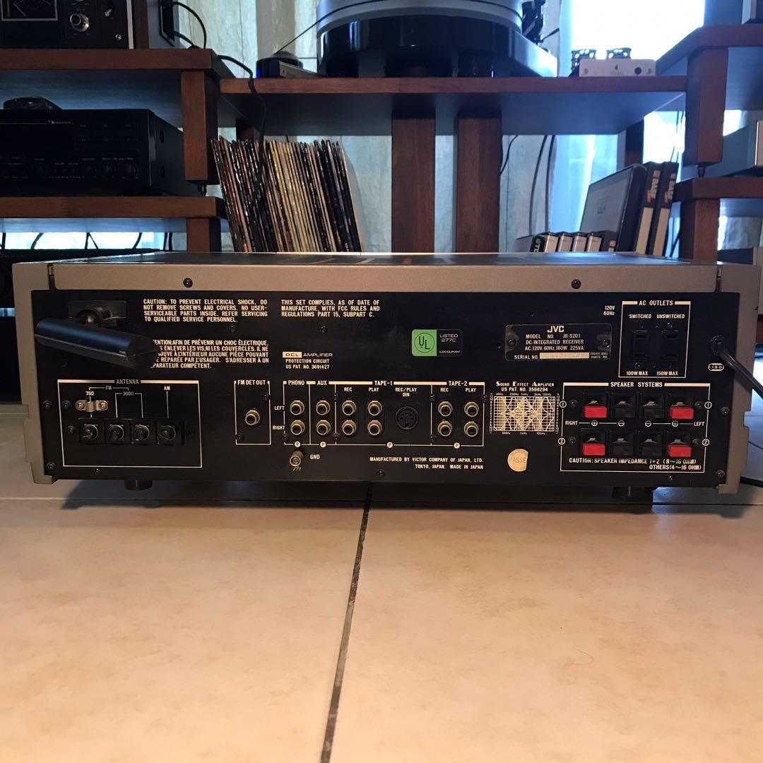 JVC JRS201 DC Integrated Receiver with SEA Graphic Equalizer, Audio