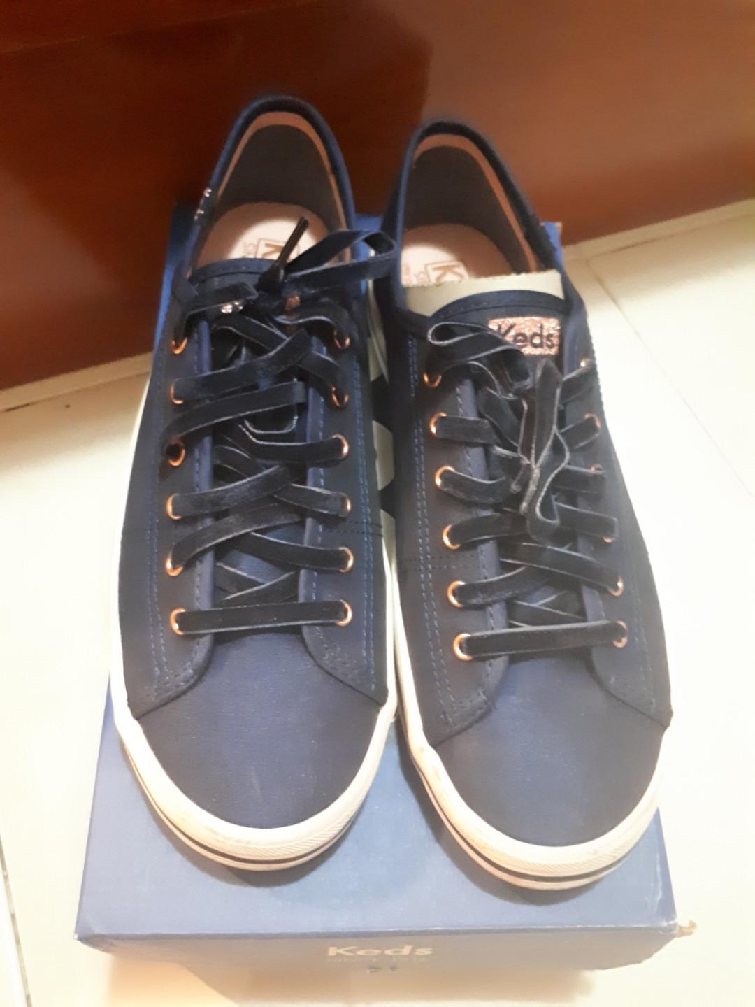 keds kickstart gray