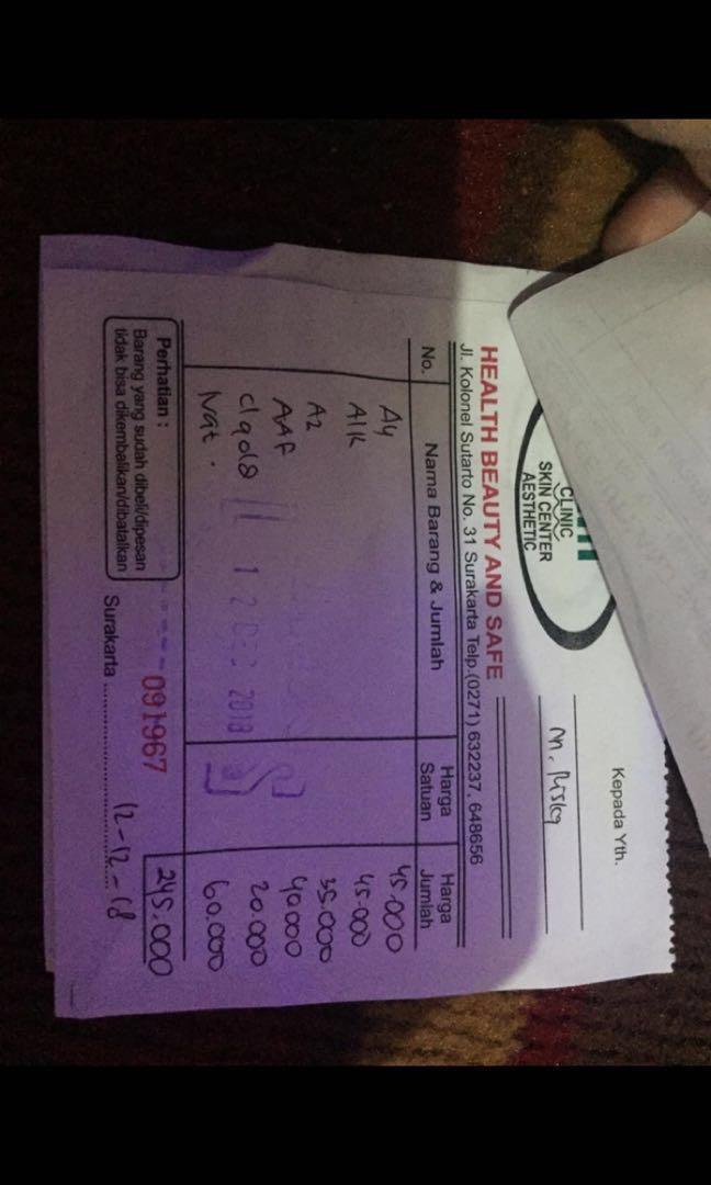 Krim dokter moerbono mochtar,spKK (MM clinic solo