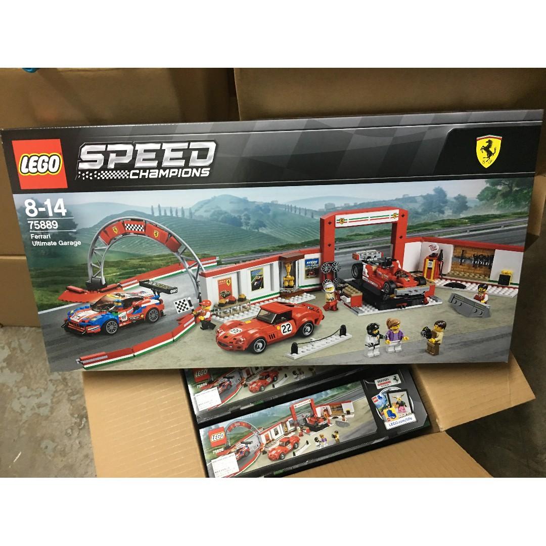 Lego Speed 75889 Ferrari Ultimate Garage 全新 行貨 靚盒, 興趣及遊戲, 玩具 & 遊戲類 ...