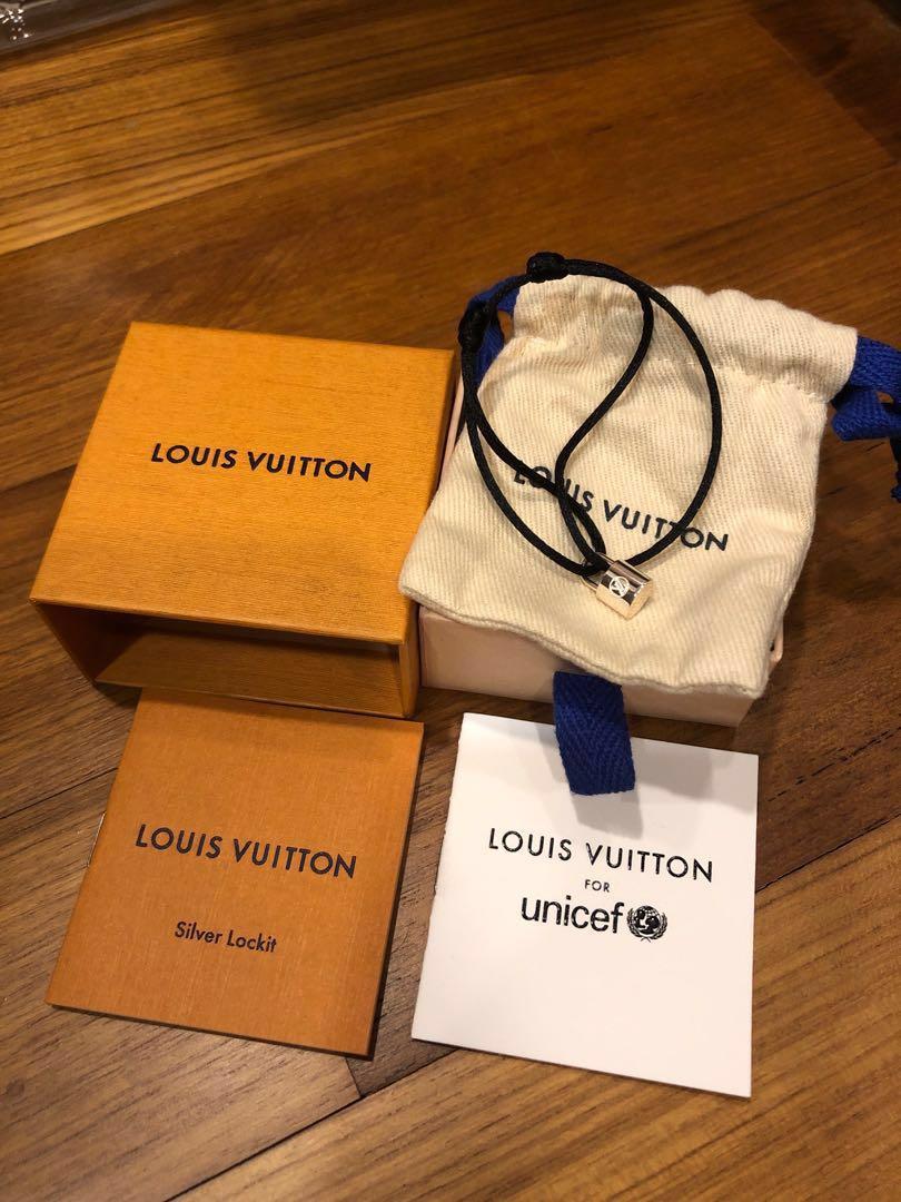 Louis vuitton for unicef silver bracelet Louis Vuitton Orange in Silver -  35289064