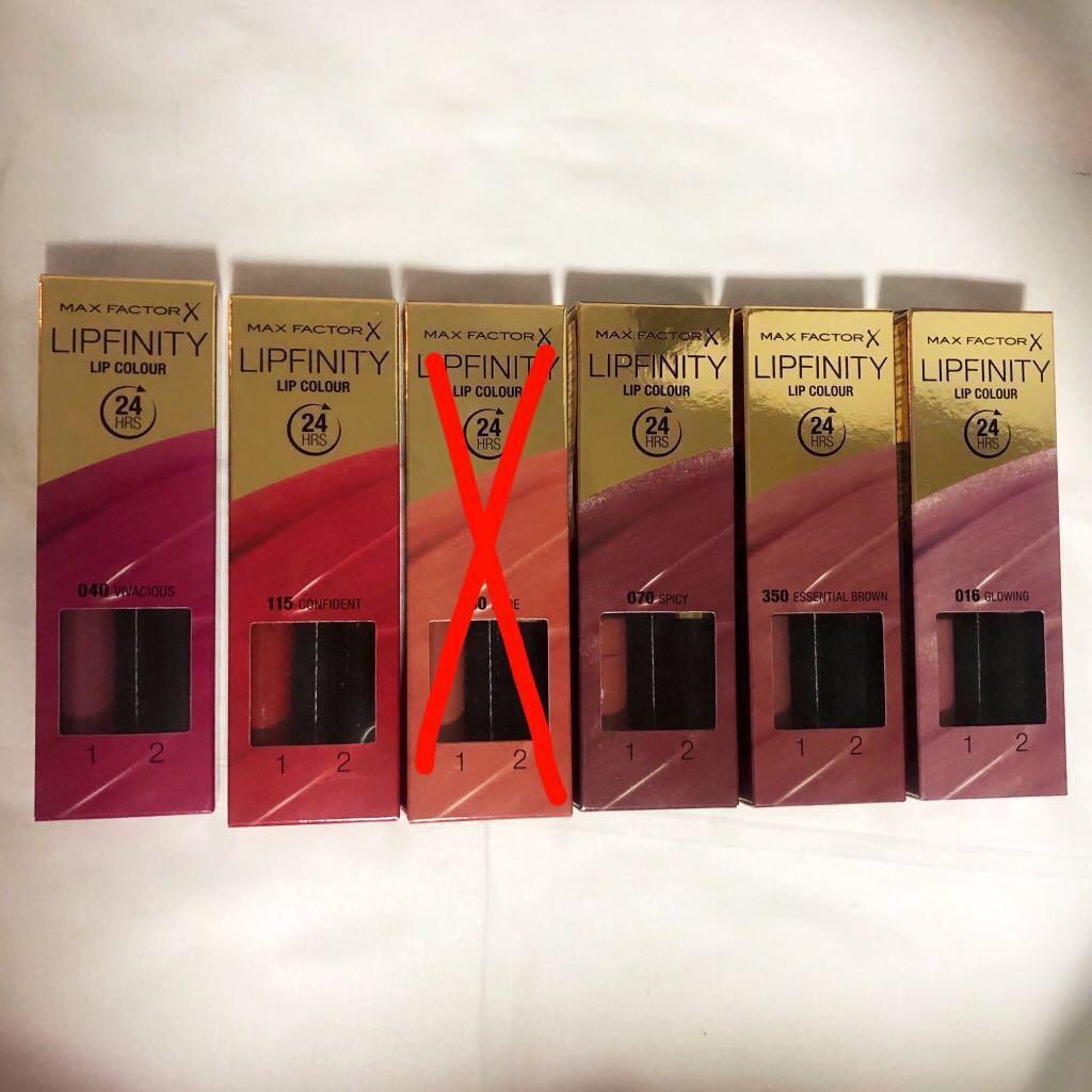 max factor x lipfinity