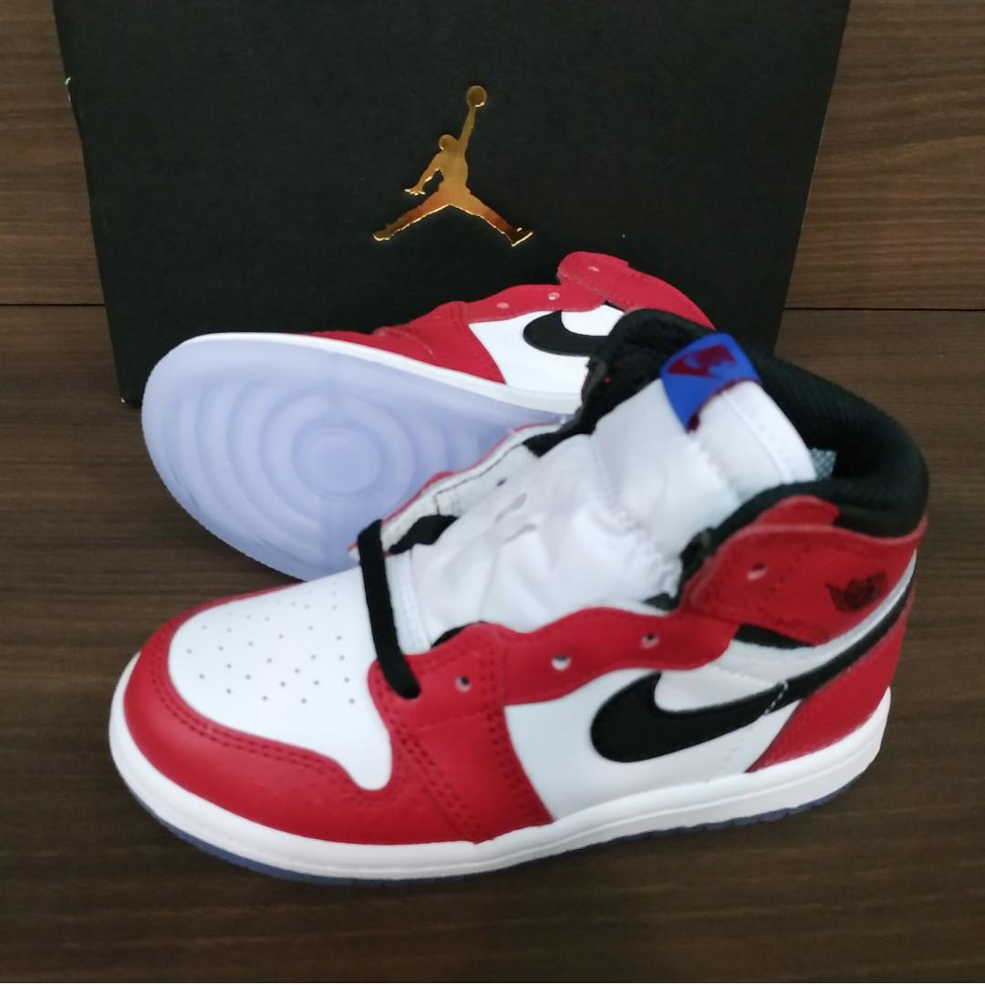 jordan 1 toddler spiderman