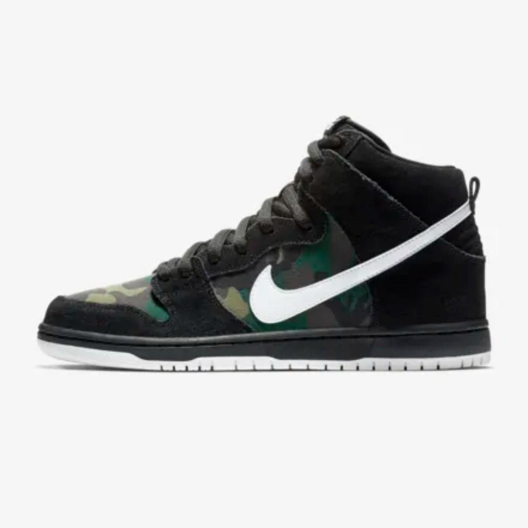 nike dunk high camo