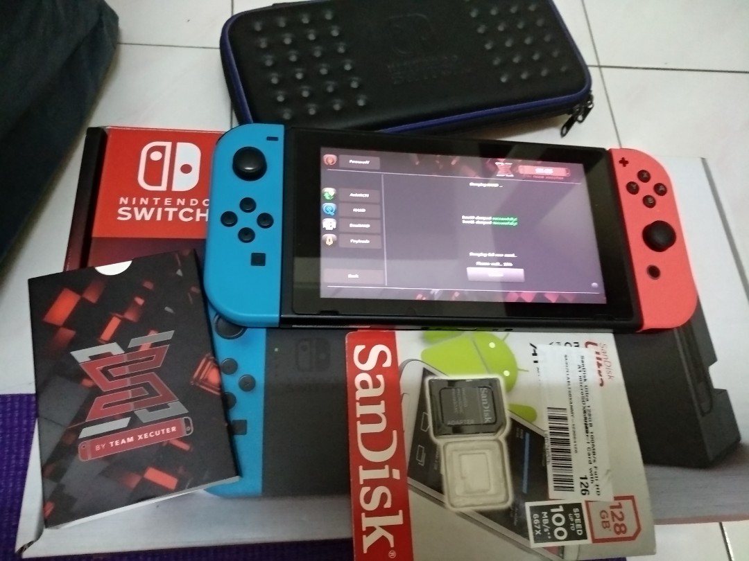 Nintendo Switch jailbreak mod set + sx pro + 128GB SD card (NO NEGO), Video Gaming, Video Game