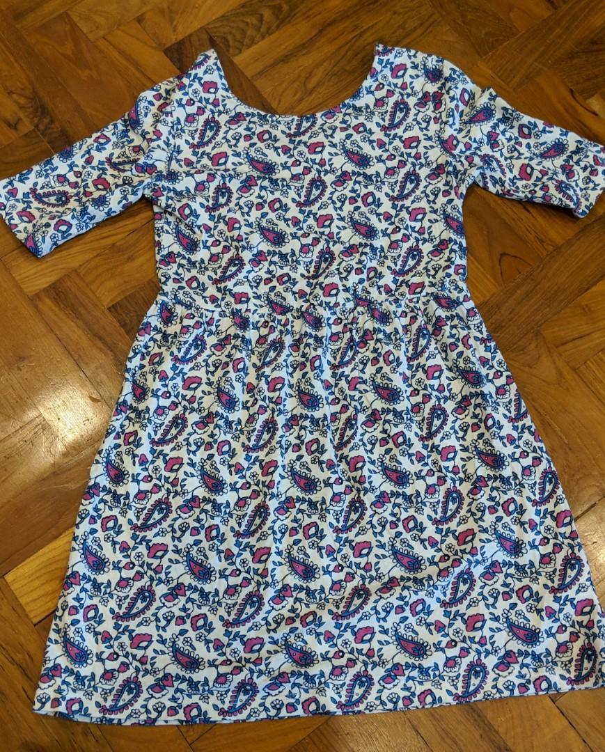 Old navy paisley dress clearance