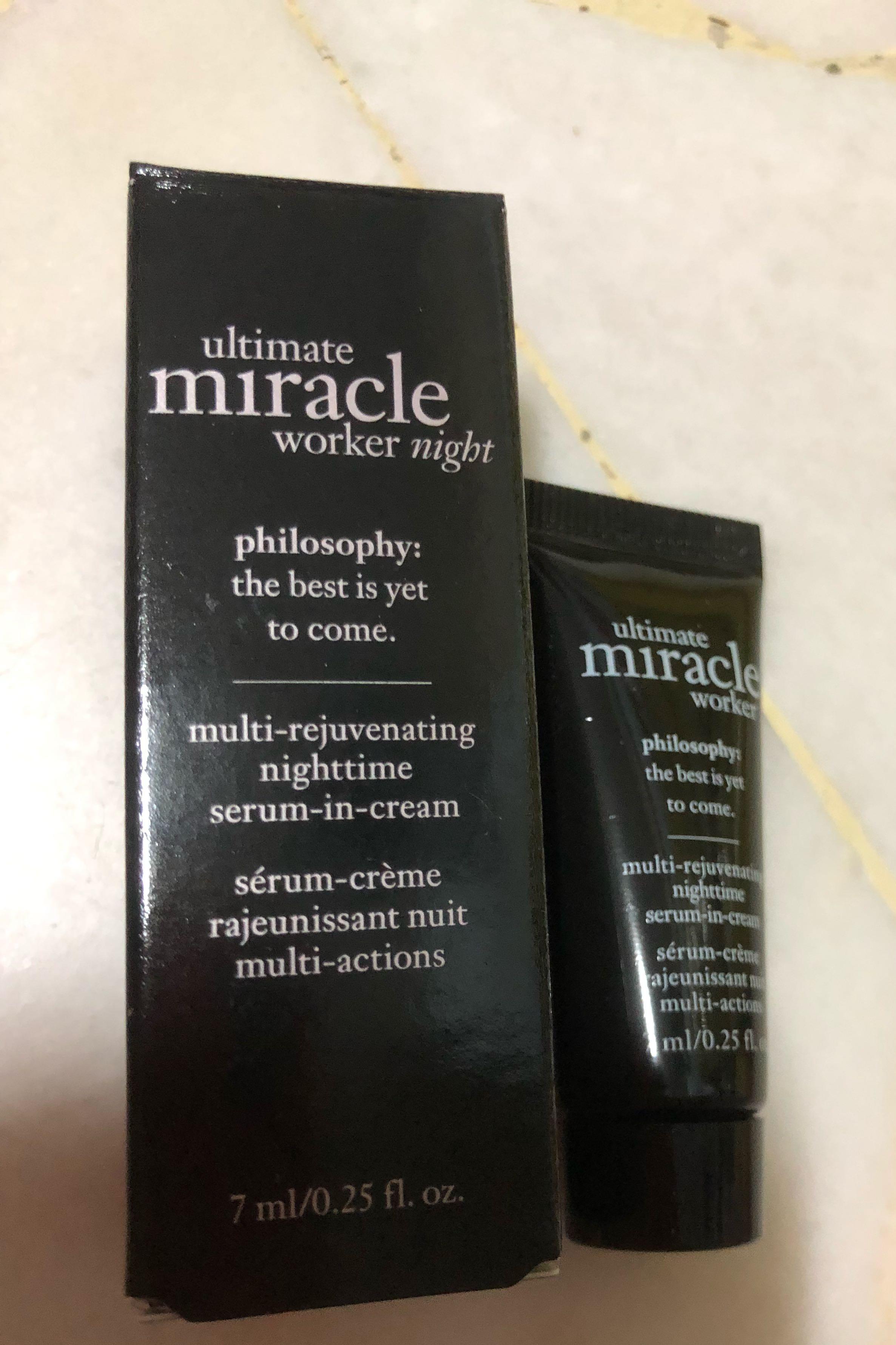 philosophy ultimate miracle worker night