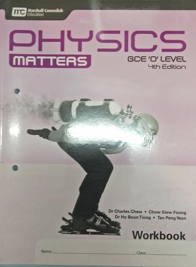 Physics Matters Workbook Gce O Level Hobbies And Toys Books And Magazines Assessment Books On 3916