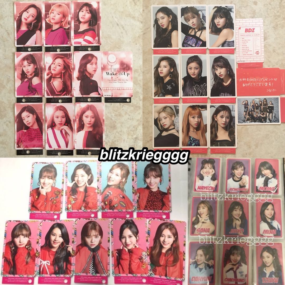Po Twice Japan Album Punched Unpunched Member Photocard Hobbies Toys Memorabilia Collectibles K Wave On Carousell
