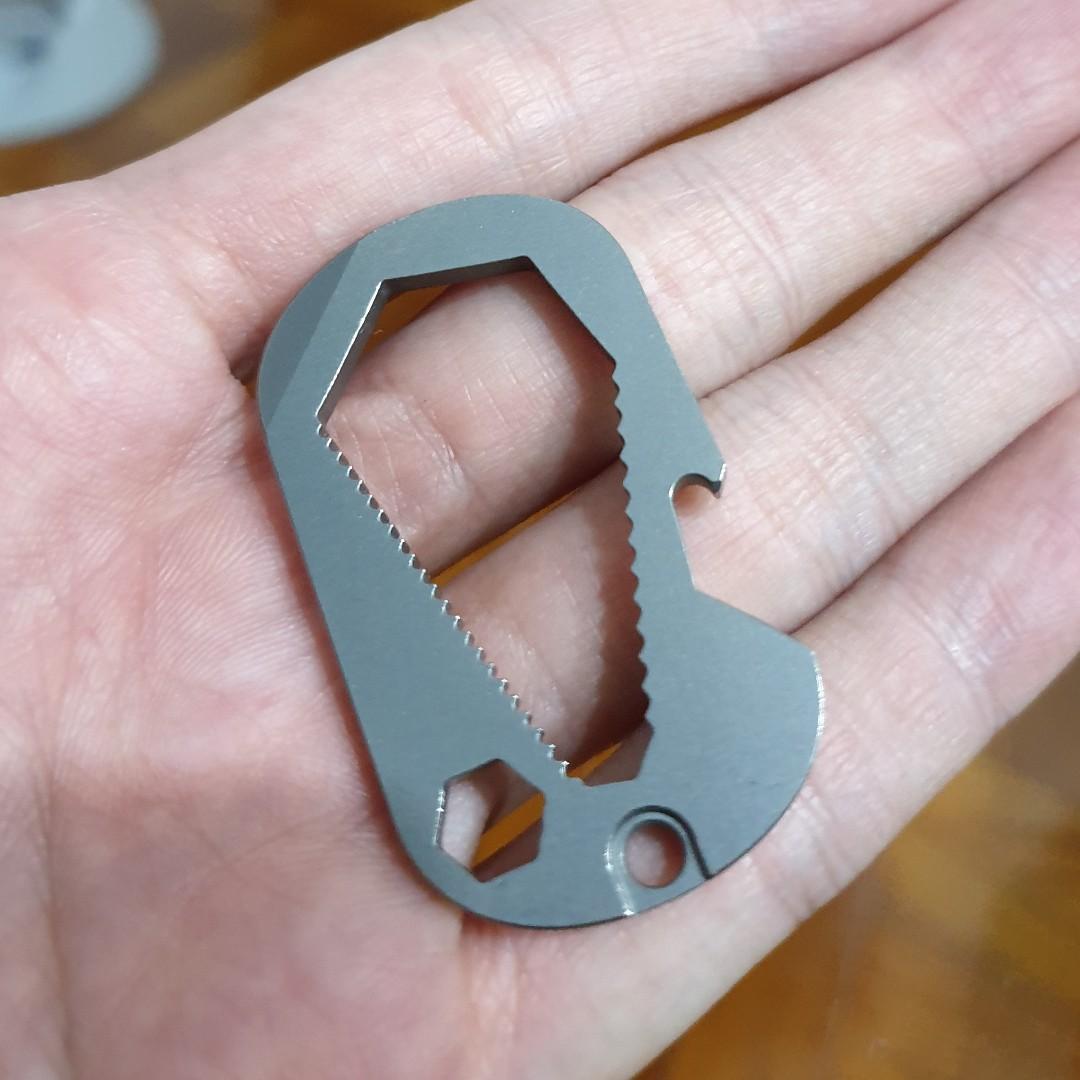 Prometheus Design Werx Standard Issue Dog Tag Tool (Titanium), Men's