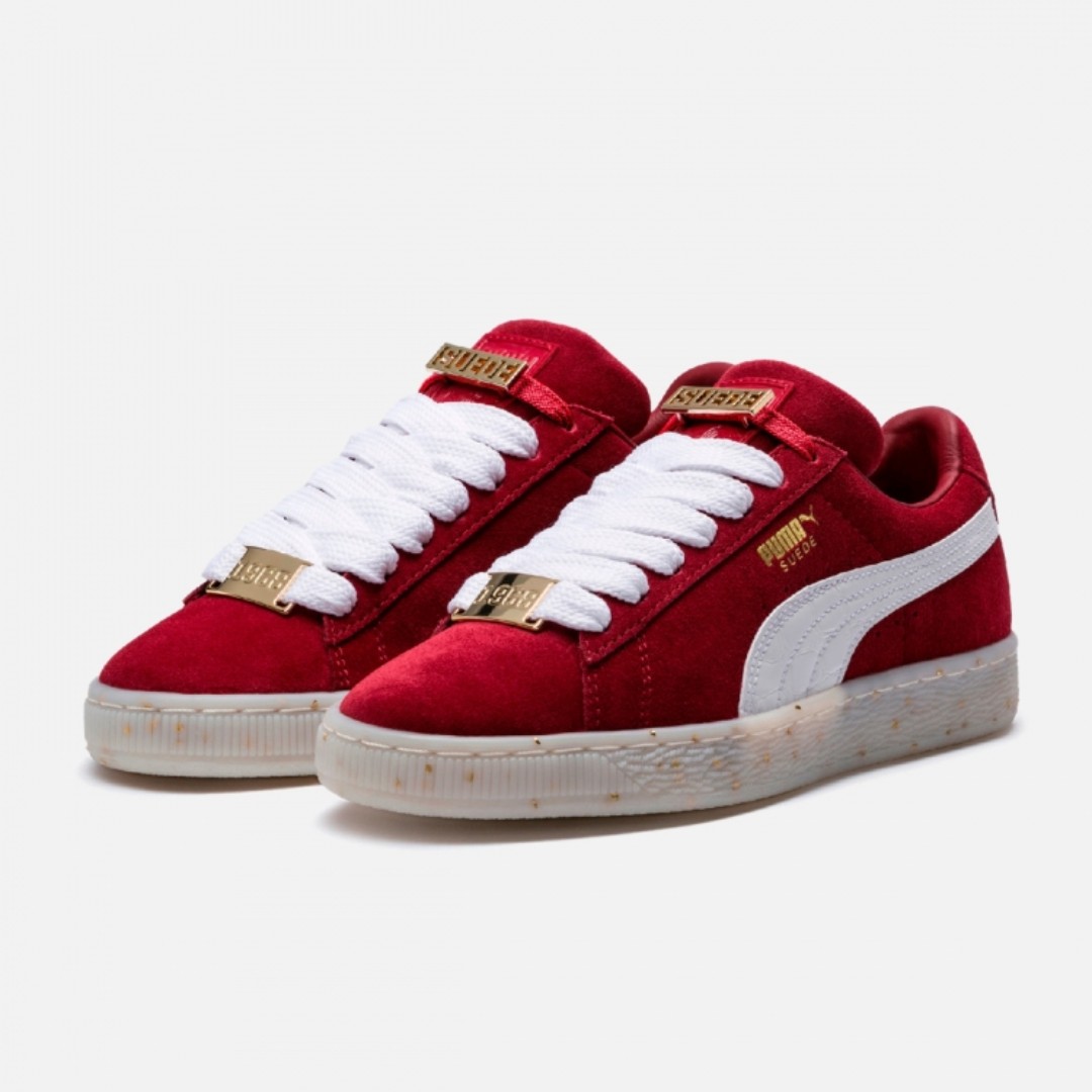 puma suede red