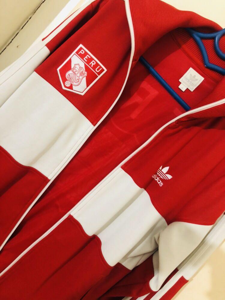 Rare Peru Adidas Track Jacket Sports Athletic Sports Clothing On Carousell