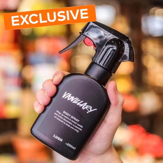 Lush vanillary shop body spray
