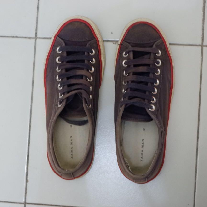 Sepatu Zara Man Men S Fashion Men S Footwear Sneakers On Carousell