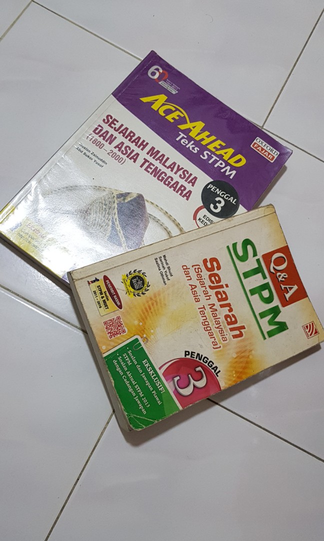 Stpm Texbook Penggal 3 Sejarah Malaysia Asia Tenggara Textbooks On Carousell