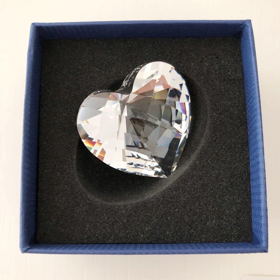 Swarovski Crystal Heart Shaped Paperweight, In Original Box ...