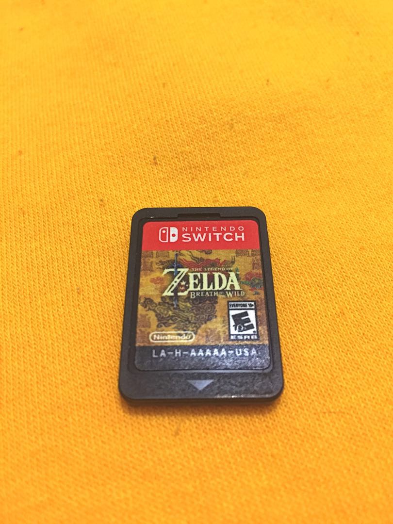 zelda breath of the wild game card