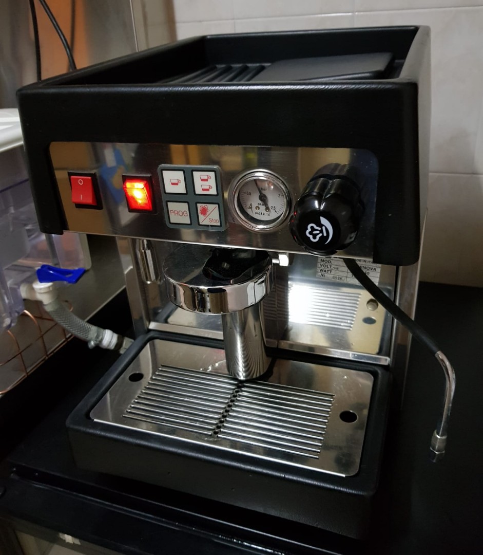 Wega Mininova single grouphead espresso machine, TV & Home Appliances