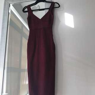 Oh polly bandage midi dress