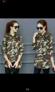 Hem panjang Army
