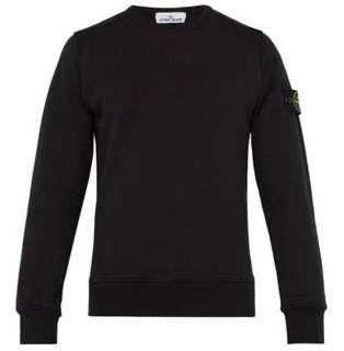 Stone Island logo patch sweatshirt