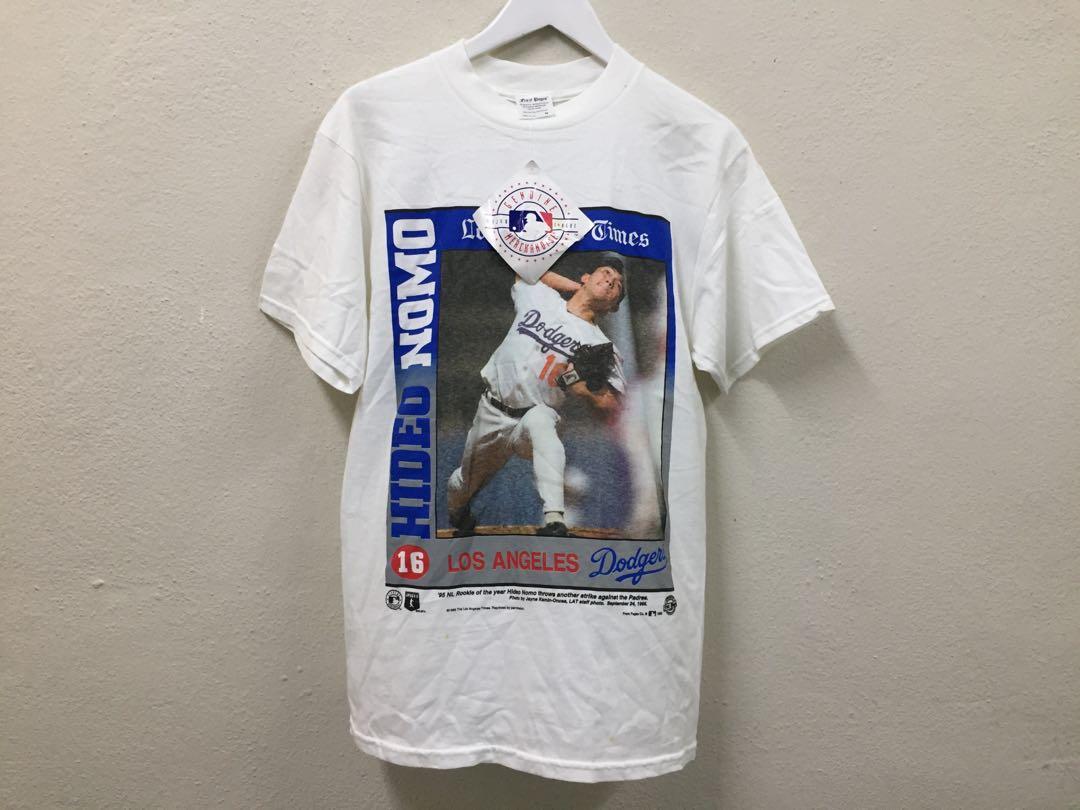 Vintage 90s Los Angeles Dodgers Hideo Nomo MLB T-shirt, Men's Fashion, Tops  & Sets, Tshirts & Polo Shirts on Carousell