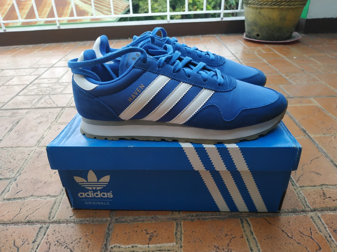 Adidas Haven (Blue - Size10), Men's Fashion, Footwear, Sneakers on Carousell