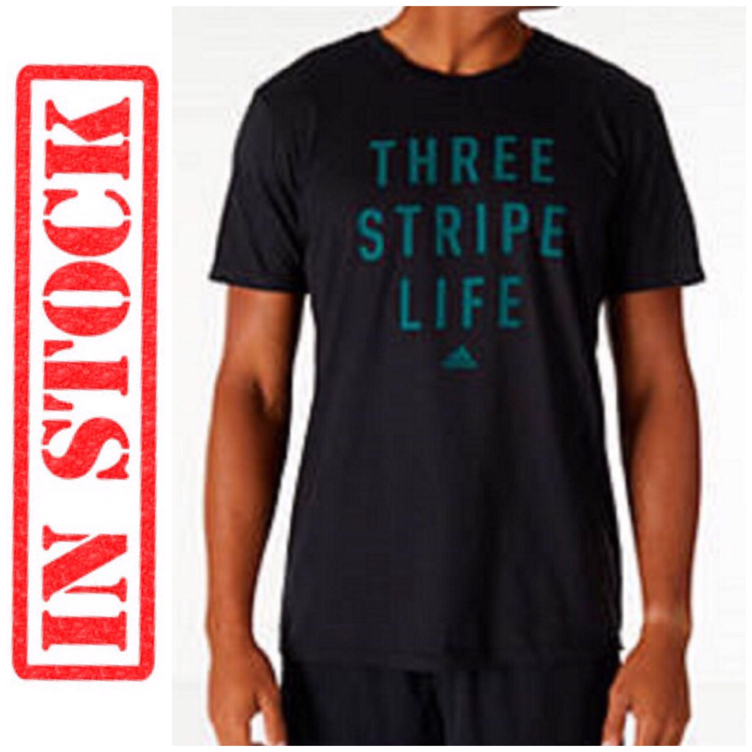 three stripe life shirt