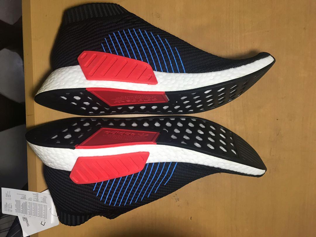 Adidas NMD CS2 Core Black Red Solid Fesyen Pria Sepatu Sneakers di Carousell
