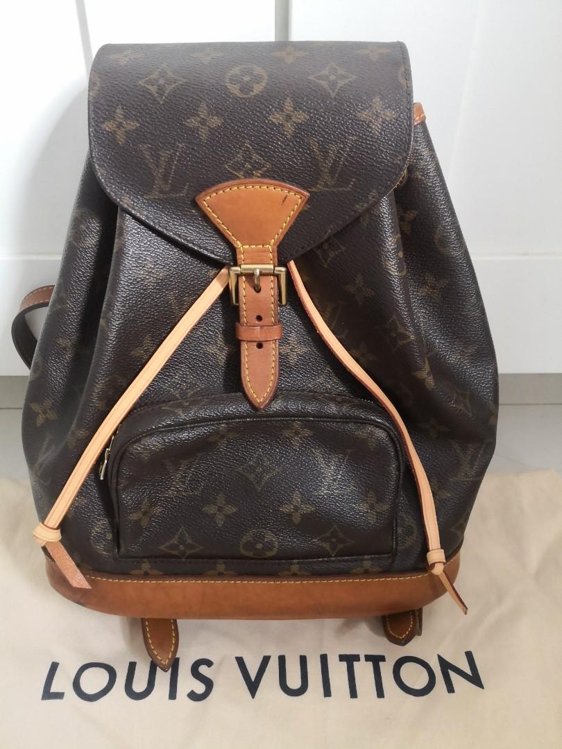 Authentic Louis Vuitton Montsouris MM Backpack, Luxury, Bags & Wallets on  Carousell