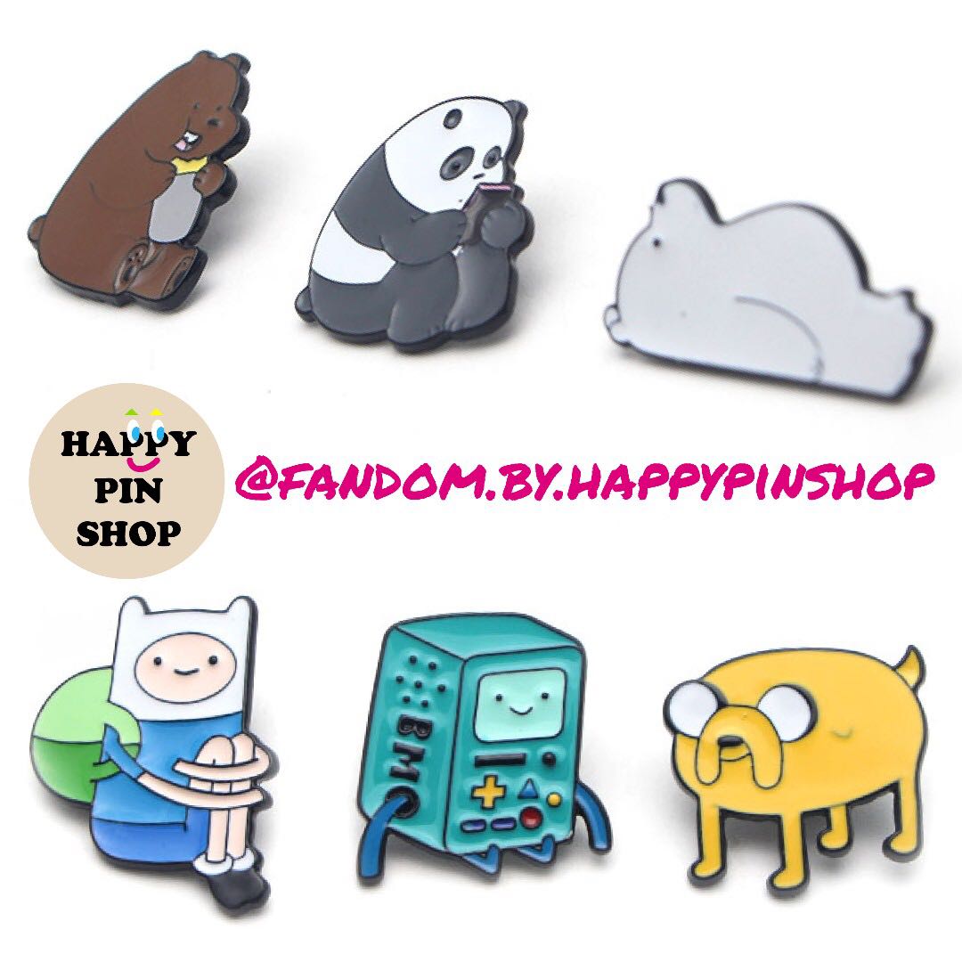 SET OF 11 Adventure Time Enamel Pins