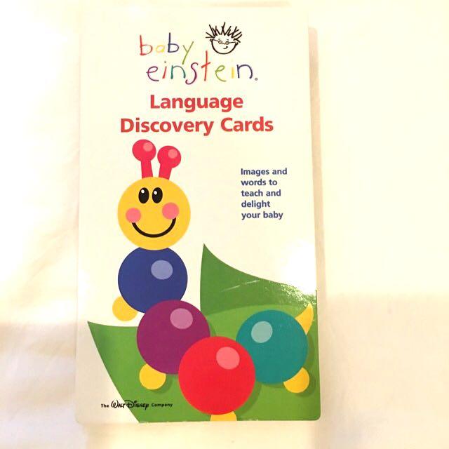 Baby Einstein Language Discovery Cards Babies Kids Others On Carousell