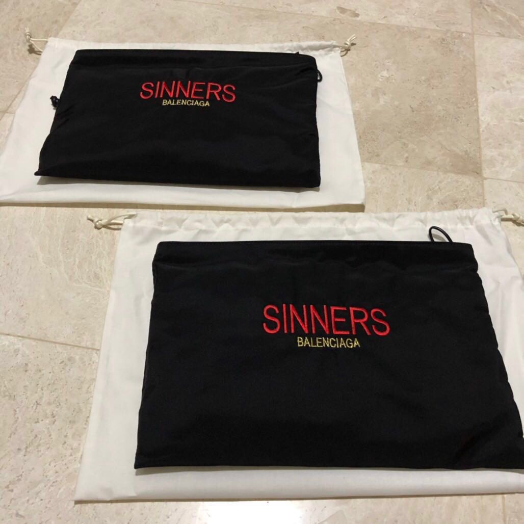 sinners balenciaga backpack