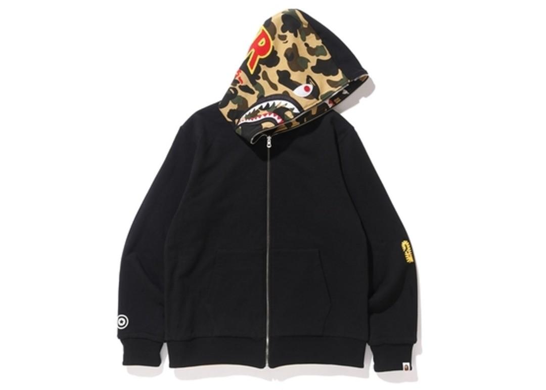 Reversible bape hoodie sales
