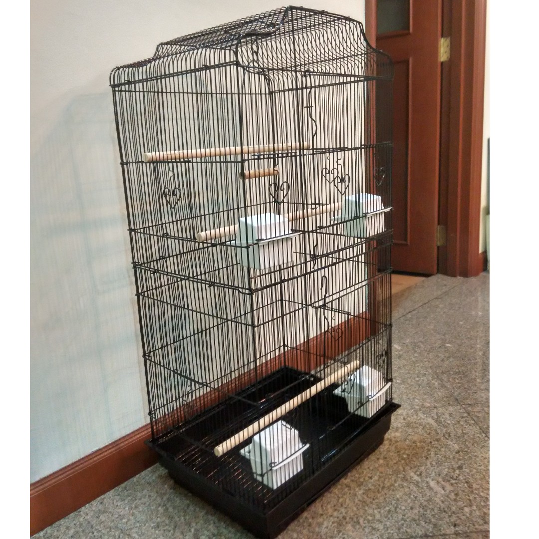 AVAILABLE Black Large and Tall Bird Cage Pet Supplies Homes