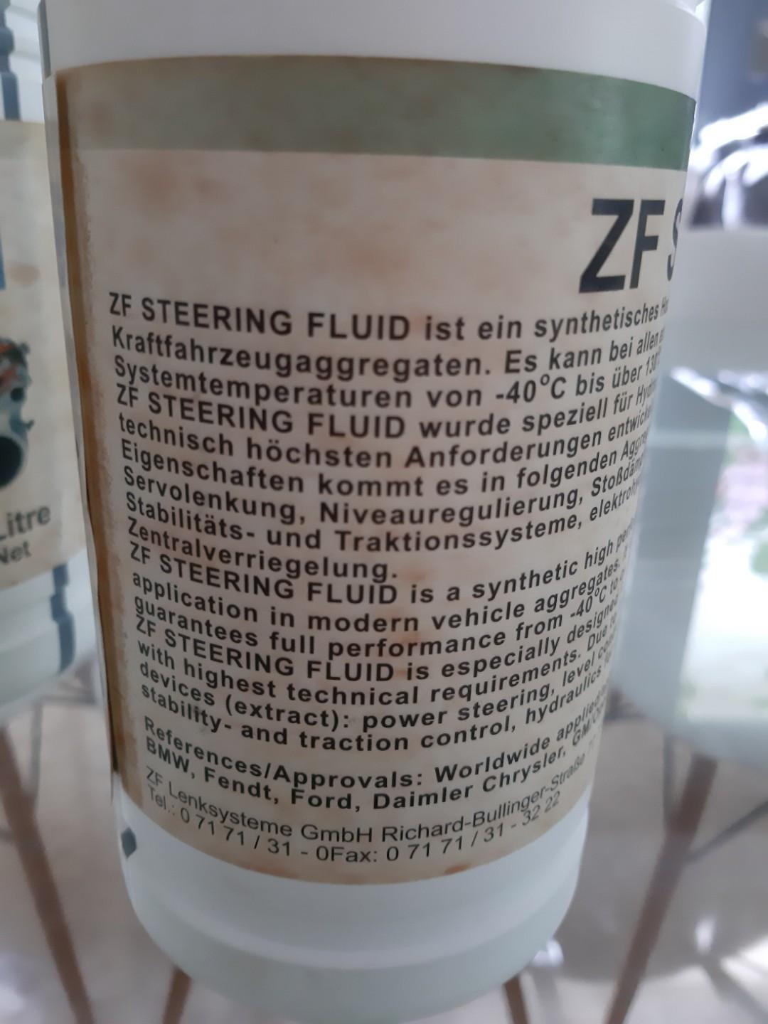 BMW OEM Germany ZF Power Steering Fluid for E90 E92 E93 M3 and Other
