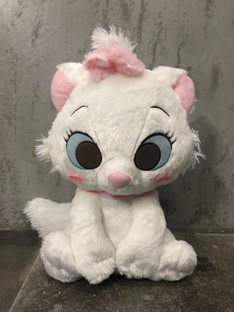 New Disney Sleeping Marie Cat with garland plush Toy 20cm 