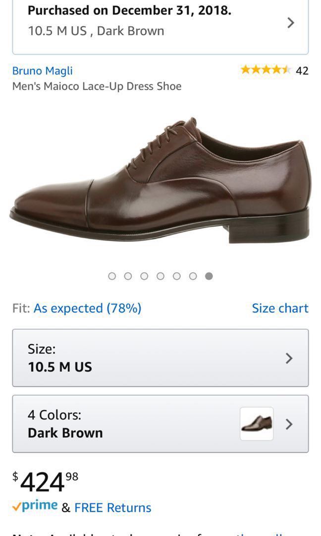 Bruno Magli Shoe Size Chart