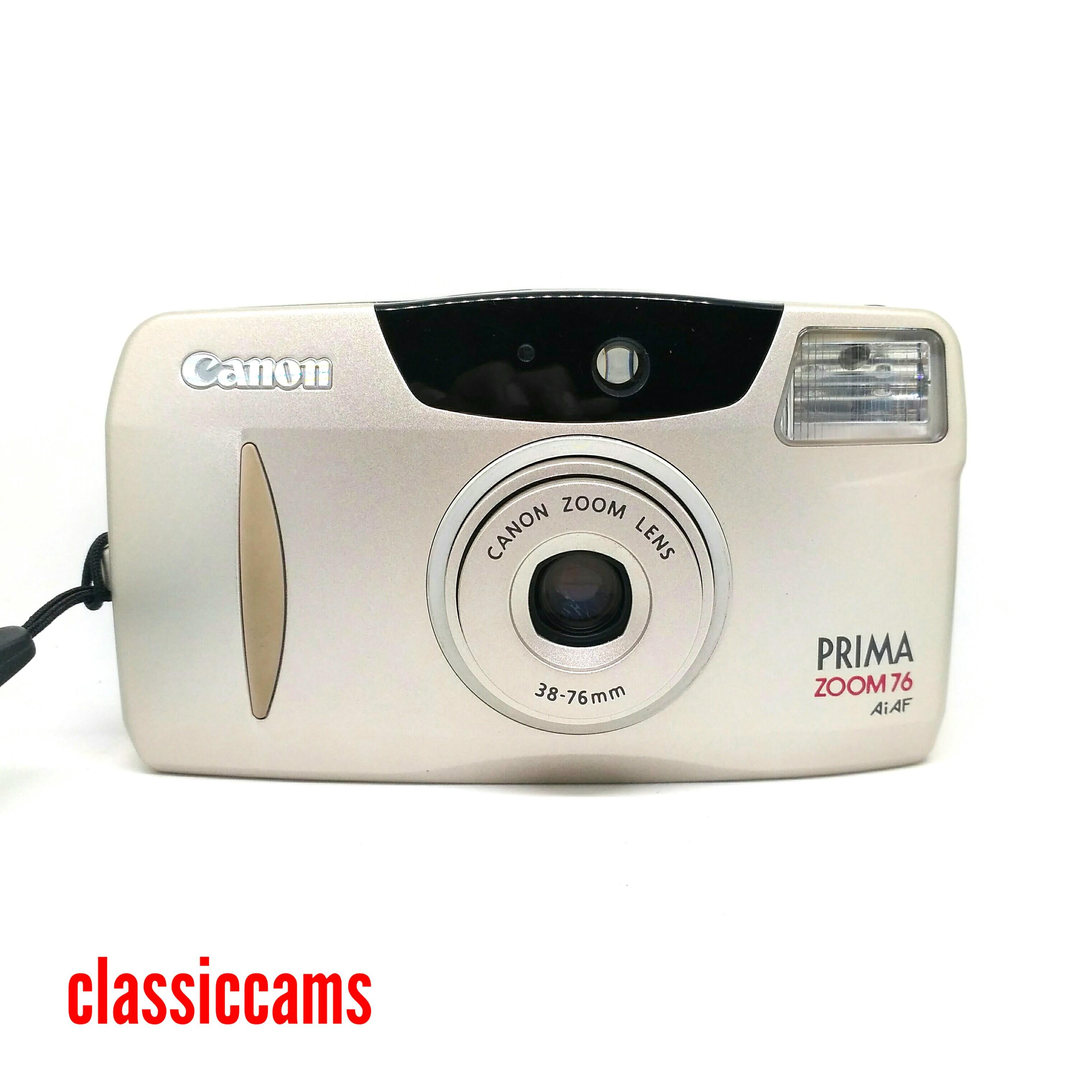 canon prima zoom 76 35mm film camera
