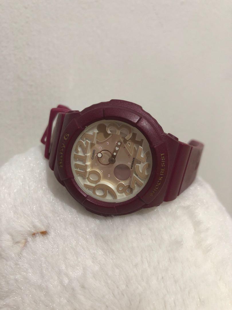 Baby g maroon best sale