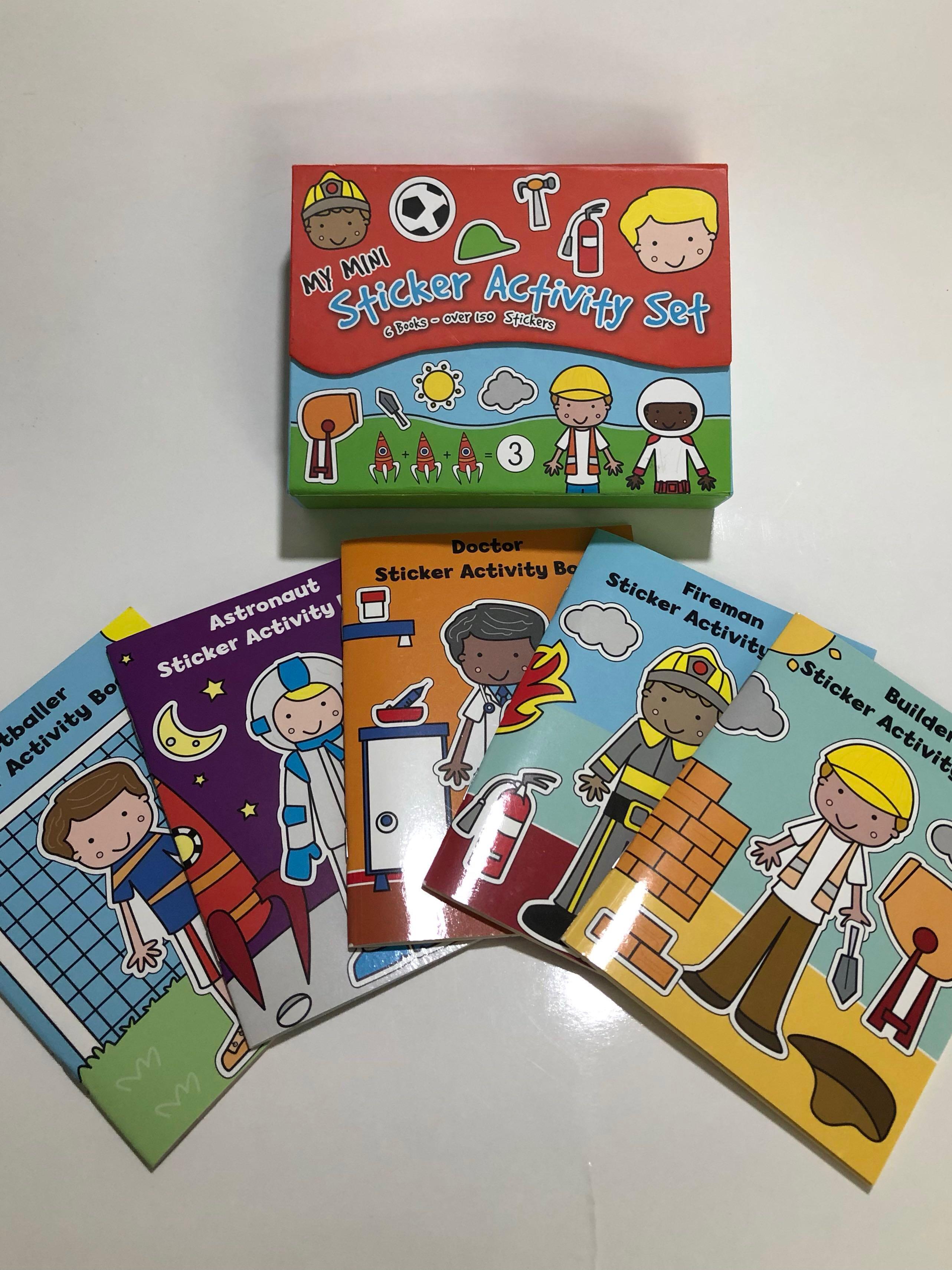 Clearance Sale - Boys mini Sticker Activity Set, Hobbies & Toys, Books &  Magazines, Children's Books on Carousell