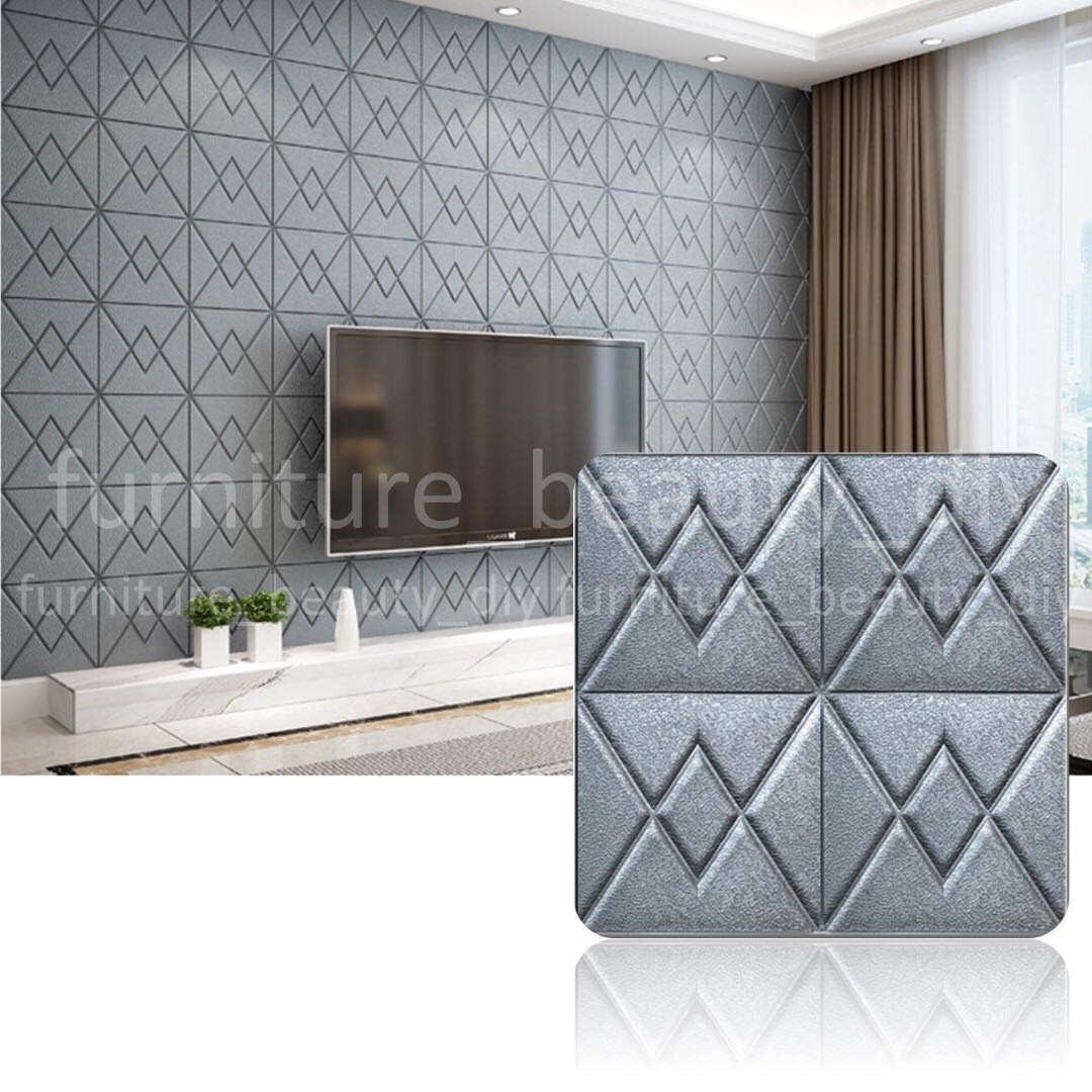 Cny Promo 7 Nett 3d Design Wallpaper Wall Foam Sticker