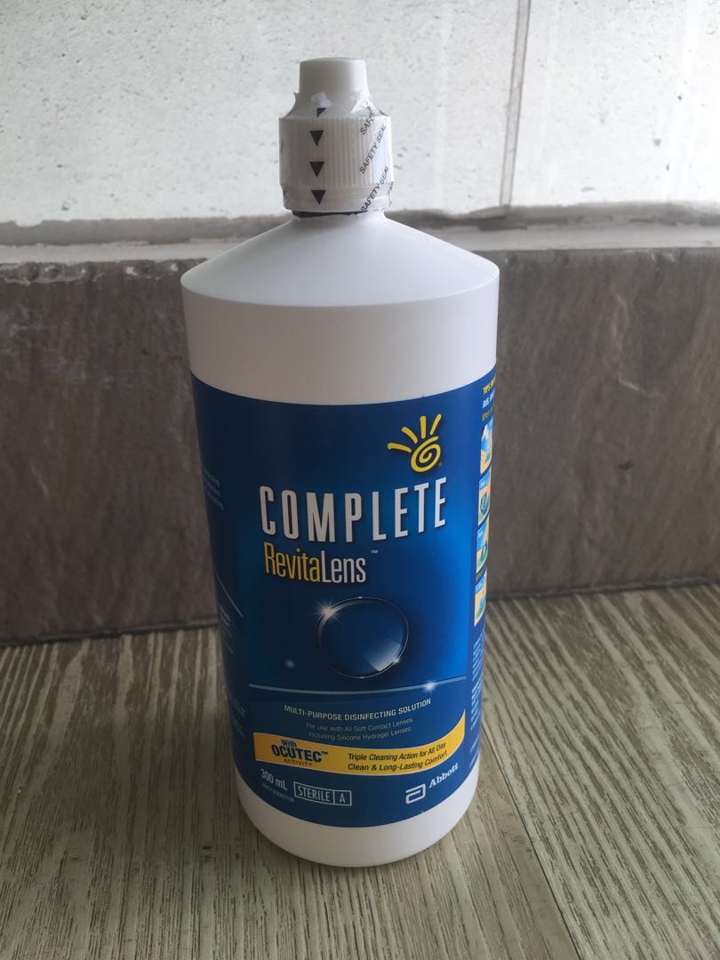Complete contact lens solution [ EXPIRED ] on Carousell