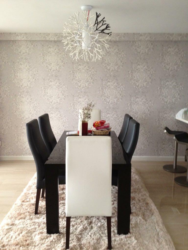 Custom Made Dining Table With Tempered Gl Top Furniture