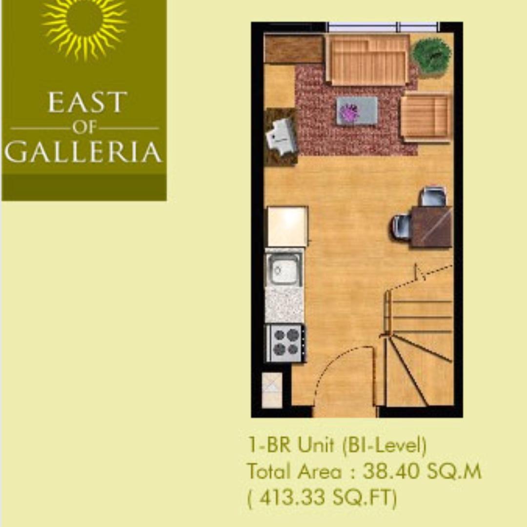 For Sale 1 Bedroom Bi Level East Of Galleria Unfurnished 38 4 Sqm W Parking Next To Elevator Property For Sale On Carousell