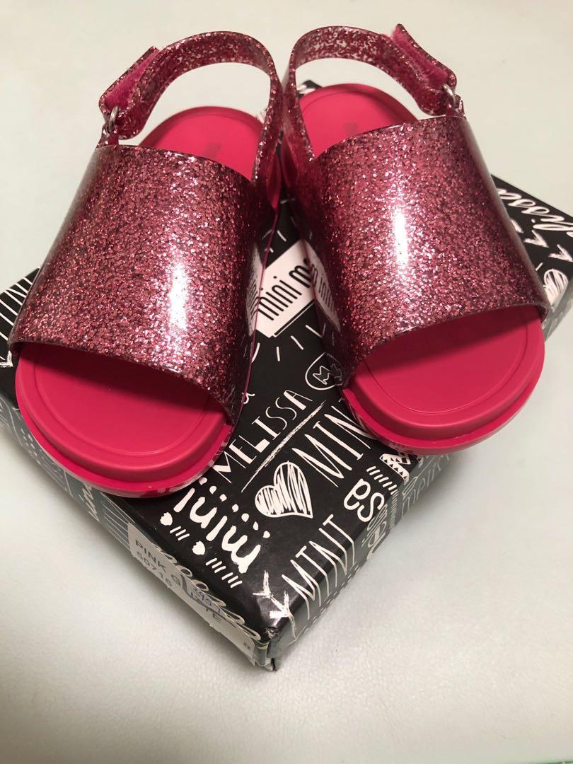 mini melissa beach slide sandal