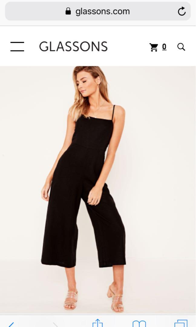 glassons black jumpsuit