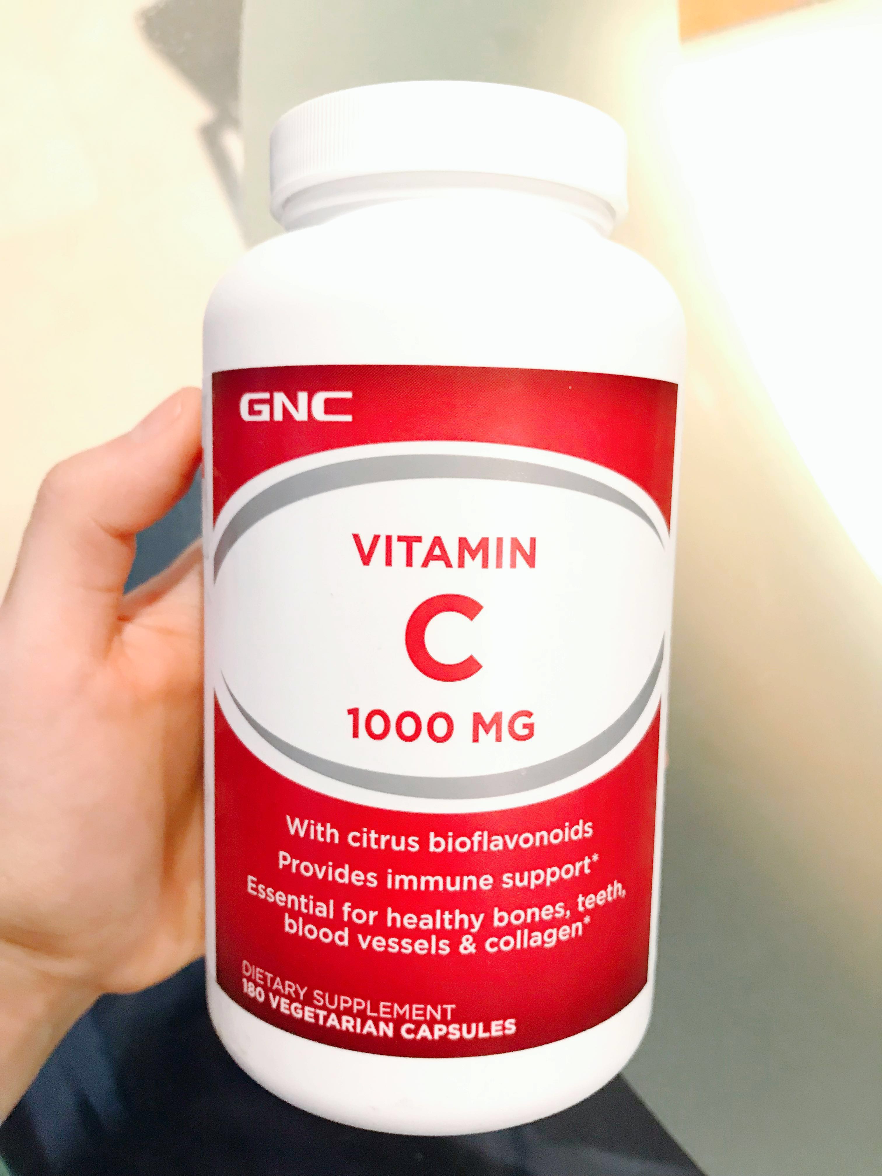 Gnc Vitamin C 1000 Mg Health Nutrition Health Supplements Health Food Drinks Tonics On Carousell